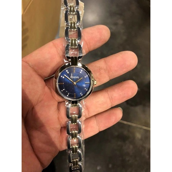 Fossil BQ3853 Kerrigan Three-Hand Two-Tone Stainless Steel Watch - Picture 6 of 6